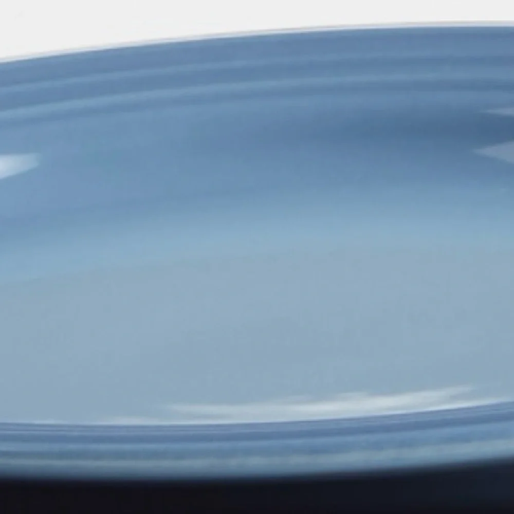 Le Creuset Chambray Blue Stoneware Dinnerware Plates Set of 2